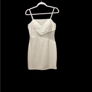 White Mini Dress Size Large